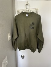 BRAND NEW USMC PT Sweatshirt  Marine   Military Green-MEDIUM -   picture