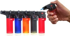 5 Pack Eagle Butane Jet Torch Gun Lighter Windproof Adjustable Flame Refillable picture