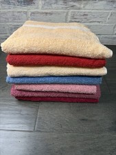 Vintage Bath Towel Lot Of 7 Cannon Martex JcPenny Multicolor Cotton NOS NWT picture