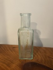 Vintage Early 1900’s Acme Blacking Clear Glass Bottle Philadelphia PA.  picture