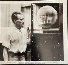 Book Clipping Photo Philo T Farnsworth 1st TV Philadelphia 1934 picture