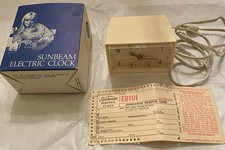 Sunbeam Alarm Clock  Electric EB101 1967 Vintage Electronic Nostalgia Works Good picture