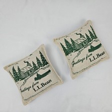 Vintage LL Bean Balsam Sachet Pillow Set Christmas Gift Drawer Pine Scent Maine  picture