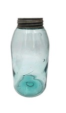 1900-1910 BALL 1/2 GALLON MASON JAR picture