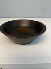 Lebanon Supply Co. South American Walnut Ware Thick Salad Bowl Vintage picture