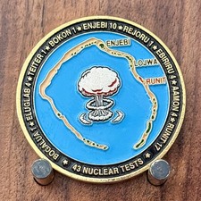 Enewetak Atoll Nuclear Test Marshall Islands Engineer Challenge Coin  1#40 picture