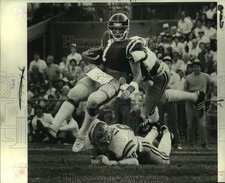 1978 Press Photo Football - Ole Miss Rebels John Fourcade & LSU's John Adams picture