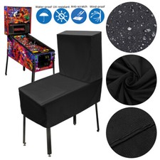 Waterproof Pinball Machine Dust Cover Widebody Anti-UV Black Polyester Fabric picture