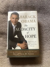 THE AUDACITY OF HOPE BY BARACK OBAMA 1ST ED. SIGNED IN PERSON IN CHICAGO IN 2006 picture