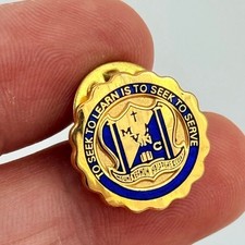 Vtg Mount Vernon Nazarene University College Pin Campus Church Religious picture
