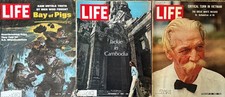 Vintage LIFE Magazine Lot of 3 (1963, 1965, 1967) – Historic Mid-Century Issues picture