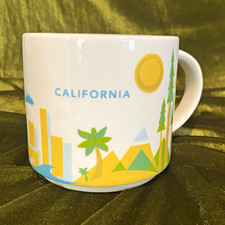 Starbucks California You Are Here Mug 2013 YAH 14 oz Blue Interior Coffee Cup picture