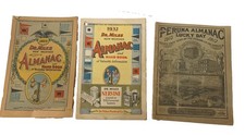Vintage Almanac Lot Of 3 1913,1923 & 1932 picture