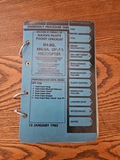 Natops Flight Manual Navy Model H-46A /D/F Instruction Manual picture