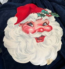 11 pieces LOT VINTAGE Christmas 1960's cut out wall decor picture