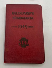 1949 Polish SPK Combatants Calendar Map of Soviet Occupied Poland Exile WWII Bo picture