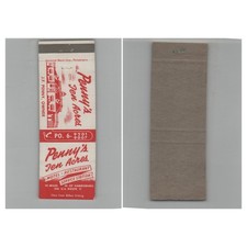 Matchbook Cover Penny's Ten Acres Motel Restaurant Harrisburg PA picture