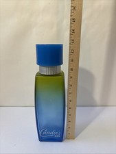 Candies Men Vintage 1998 Factice Display Glass Green Blue Bottle 13” Rare HTF picture