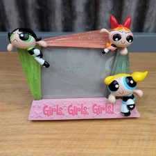 Vtg The PowerPuff Girls Photo Frame 2000 Cartoon Network 