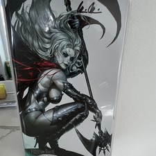 Lady Death- Empress Death Epitaph for Humanity #1 Signed picture