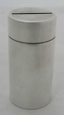 VINTAGE TIFFANY MAKERS NEW YORK STERLING SILVER COIN SAVERS HOLDER TUBE BANK picture