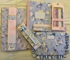 LoveShackFancy x yoobi Target School Supplies Everblooming Rosettes Whisper Blue picture