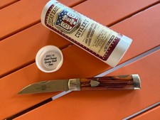 GEC 99 GREAT EASTERN CUTLERY 440c Stainless Burnt Orange Spring Field Bone picture