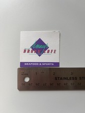 Vintage Jimmy's Bronx Cafe Business Card Tom Hickey Comptroller NYC Restaurant picture