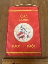 1.fc Cologne Pennant 🔴🐐�⚪️ Pennant/Fanion 1901-1961 : 60 Years (Rare) picture