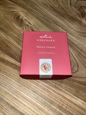 Majestic Red Cardinal Hallmark Keepsake 2019 Christmas Holiday Ornament  picture