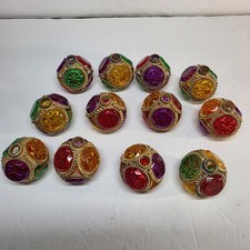 WOW Set Of 12 Vintage Pifco Fiesta Christmas Light Covers picture