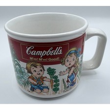 Vintage 1993 Campbells Soup Mug Westwood Campbell Kids Gardening Ceramic Cup picture