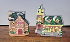 Walmart (2003) Tavern & Church Building Winter Village  approx. 4x4x2.5 picture