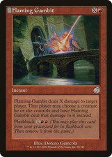 Flaming Gambit [Torment] Magic MTG picture