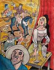 PIRATE PARTY** MIKE BENNETT'S ORIGINAL ART (2026) 4/19/26 W1 picture