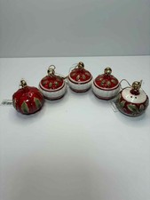 Vintage Grassland Roads Salt and pepper shaker Christmas Ornaments NWT picture