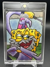 Topps Chrome SpongeBob SquarePants 2025 SpongeBob sketch 1/1 Rob Harris picture