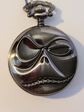 Nightmare Before Christmas Rare Sega Jack Skellington Pocket Watch MIB picture
