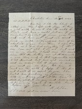 1865 Reconstruction Letter Col B J Hill “Lost Everything By the War” Tenn civil picture