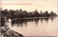 MICHIGAN EAST JORDAN EVELINE ORCHARDS POSTED 1913 TO E.F. GIRARD, BROOKLYN NY picture