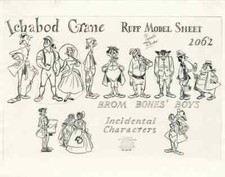 Disney:The Legend of Sleepy Hollow:Character Lineup:Original Stat Model Sheet-49 picture