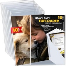 100 Pack Comic Book Top Loaders Protector Hard Case Sleeve Silver Fast US Ship picture