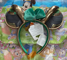 Genuine HongKong Disneyland Avengers Loki Minnie Ears Headband Disneyland New picture