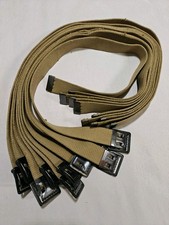 AUSTRALIAN MILITARY KHAKI CANVAS ADJUSTABLE WAIST BELTS 