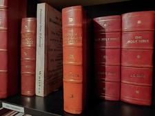 X-Rare WYCLIFFE TYNDALE GOTHIC ANGLO-SAXON Gospels Watchtower research picture
