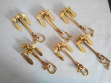 Lot of 18  Brass Anchor Key chain Nautical key chain working handcuff item gift picture