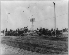 Photo:South Pasadena CA Pacific Electric Car 202 UP Crossing 1910s picture