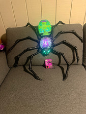 Home Depot Halloween LED Poseable Spider VIRAL BRAND NEW In Box picture