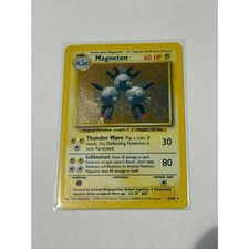 1999 Pokemon Magneton 9/102 Base Set Unlimited Holo Rare MP WOTC picture