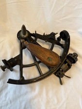 WWII 1940 US Navy David White Co Mark II Sextant Nautical Tool picture